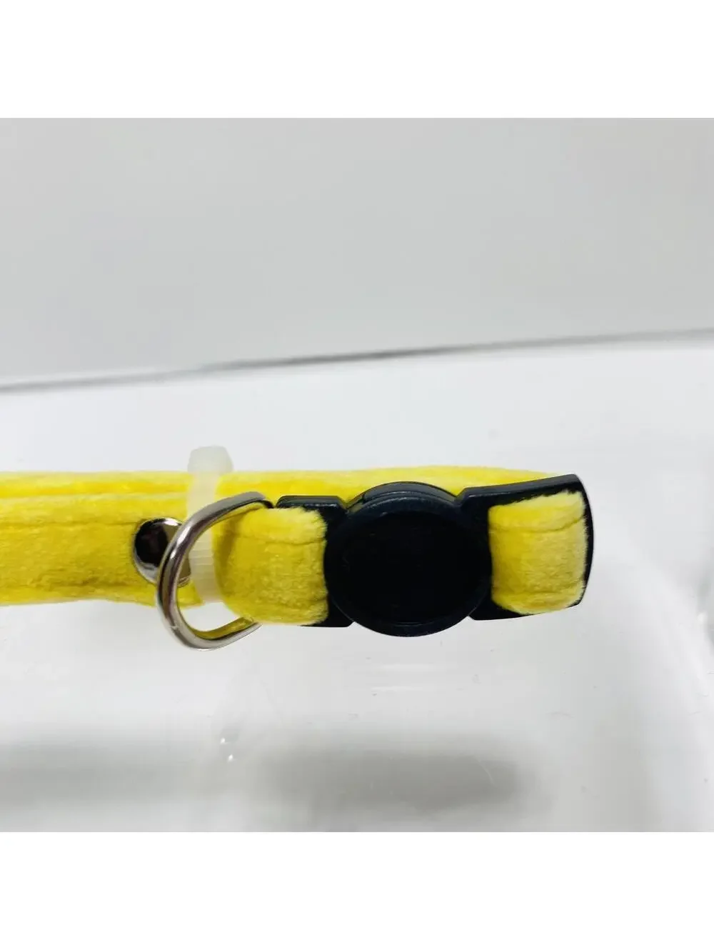 Brand New Breakaway Puppy Collar - Adjustable Size and Super Soft Velvet yellow